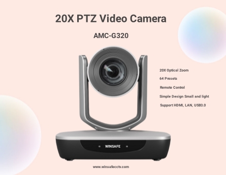 Venta caliente de la cámara de videoconferencia AMC-G320 20X PTZ