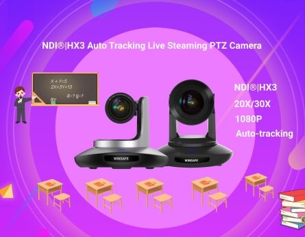 WINSAFE NDI®HX3 Auto Tracking Live Steaming PTZ Camera release